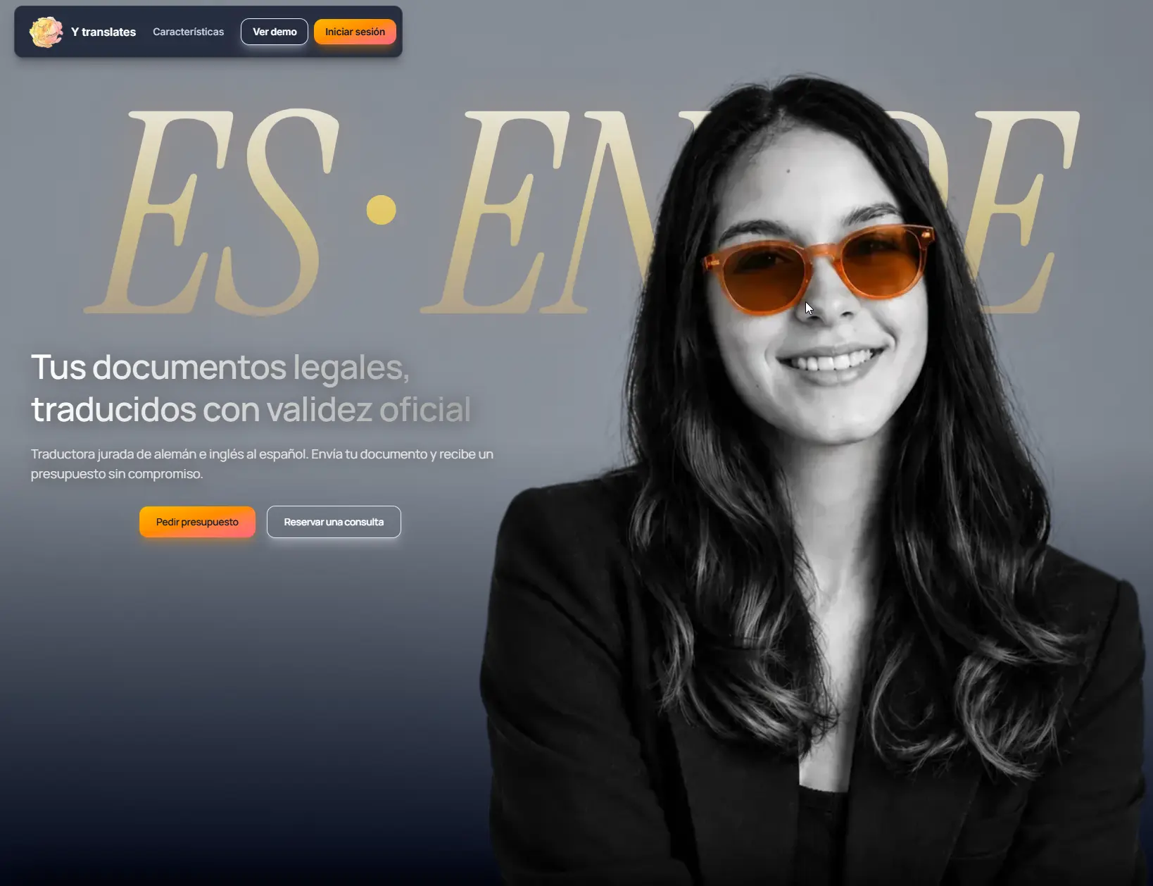 Y translates - Web y gestor de citas para traducción jurada